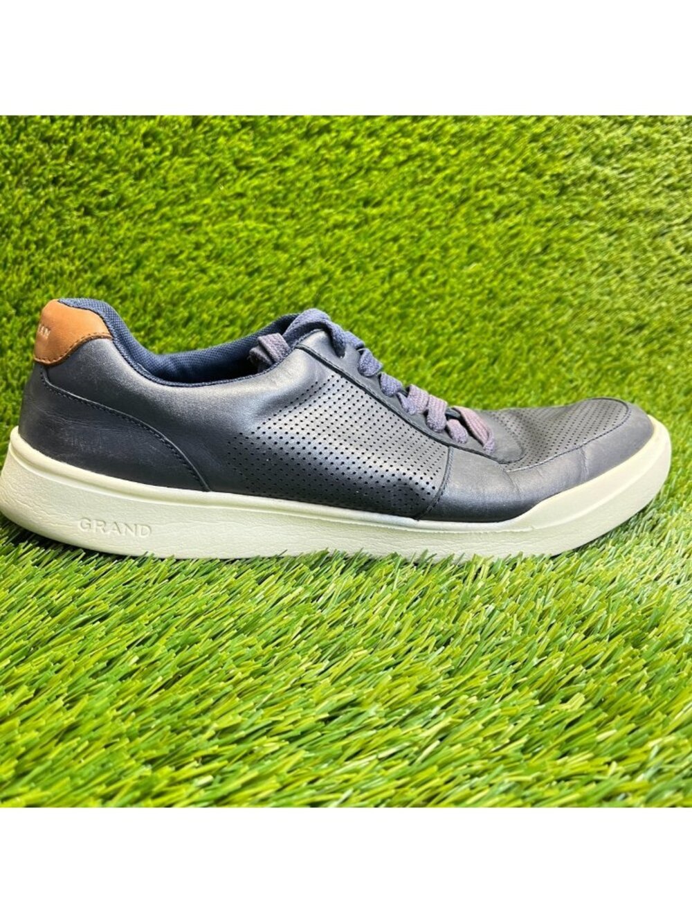 Cole Haan Grand Crosscourt Modern Perf Mens Size 10 Blue Casual Shoes Sneakers